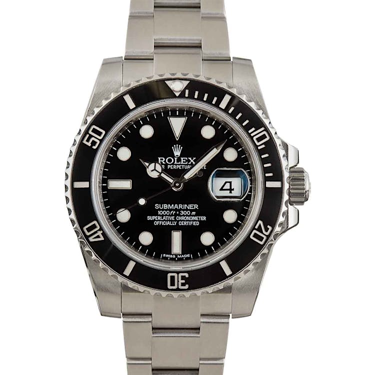 Used Rolex Submariner 116610 Black Dial