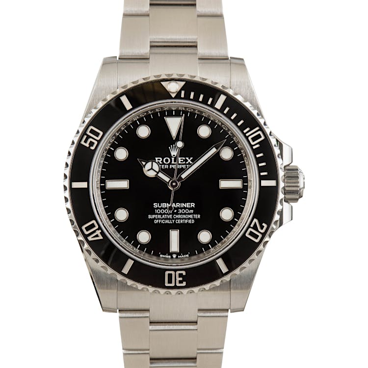 Pre-Owned Rolex Submariner 124060 Black