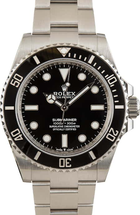 Pre-Owned Rolex Submariner 124060 Black