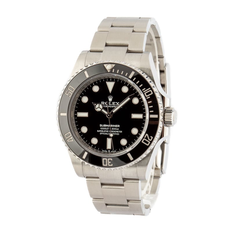 Pre-Owned Rolex Submariner 124060 Black