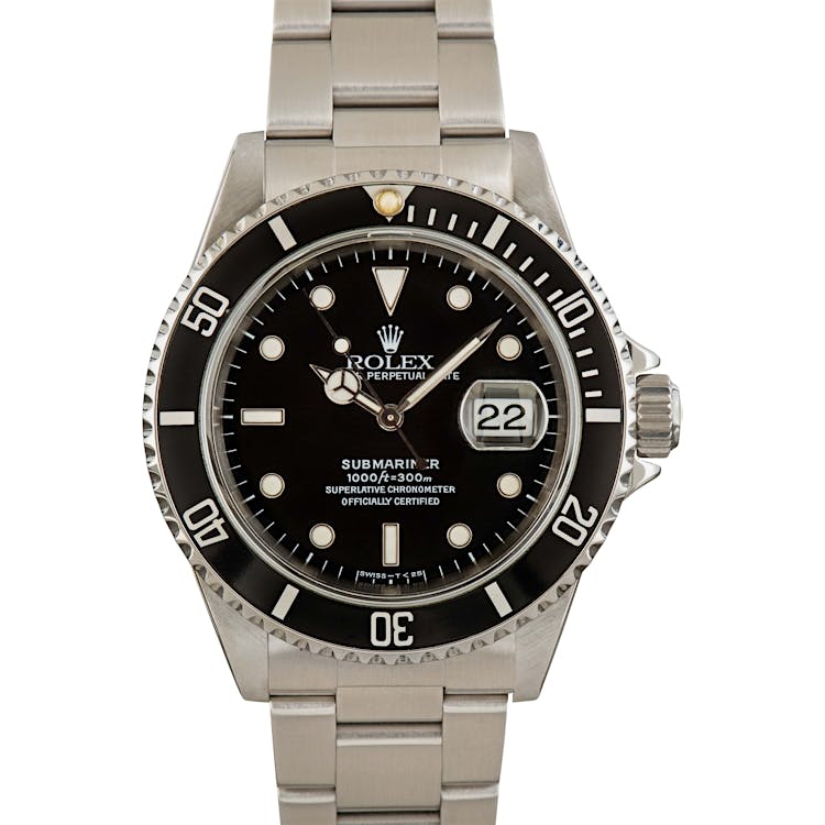 Submariner Rolex 16610 Black