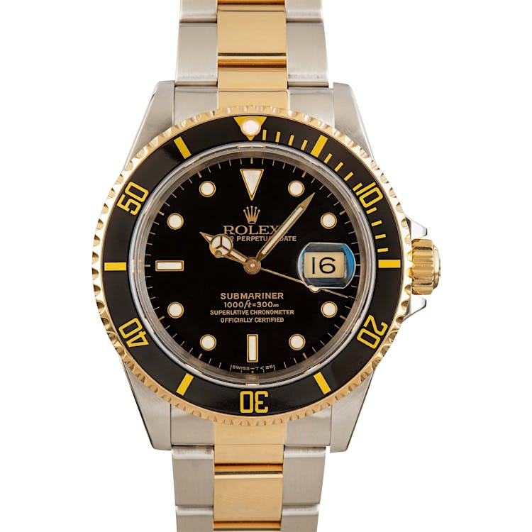 Rolex Submariner 16613 Black Dial