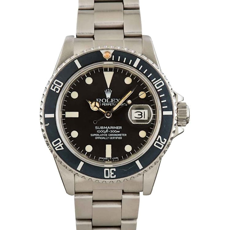 Rolex Submariner 16800 Stainless Steel Black Dial