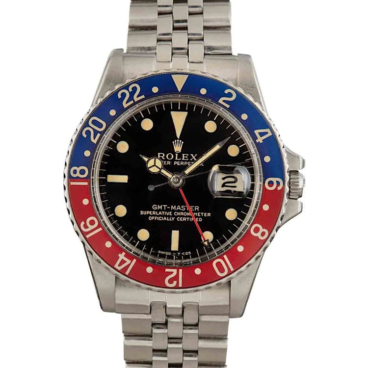 Vintage Rolex Pepsi GMT-Master 1675