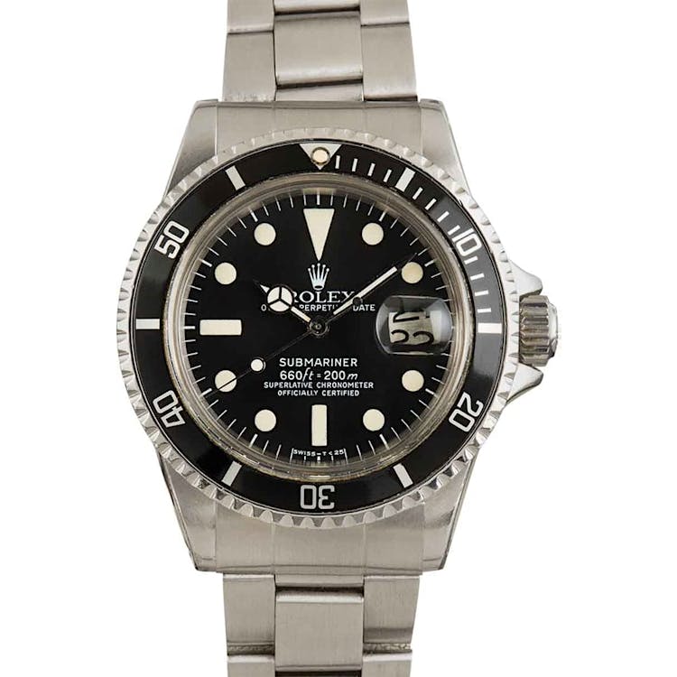 Vintage 1978 Rolex Submariner 1680 Feet First Dial